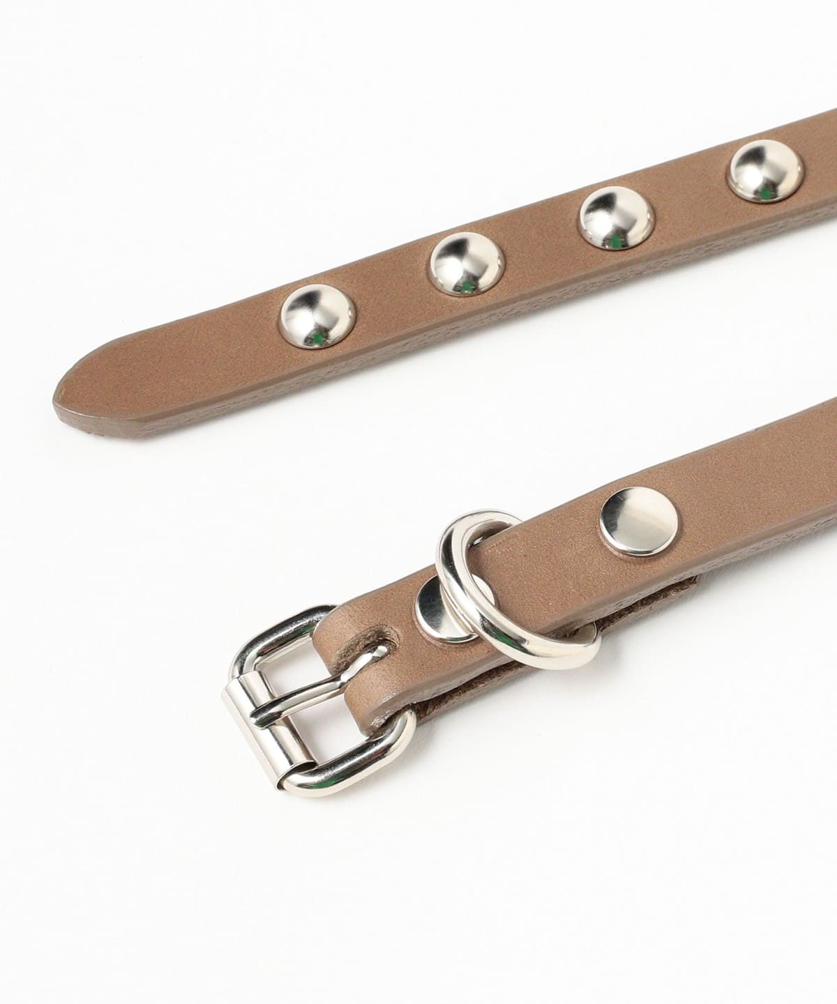 maturely コンチョ ベルト 40mm コンチョ ベルト サドルレザー クロ 本革 革 レザー