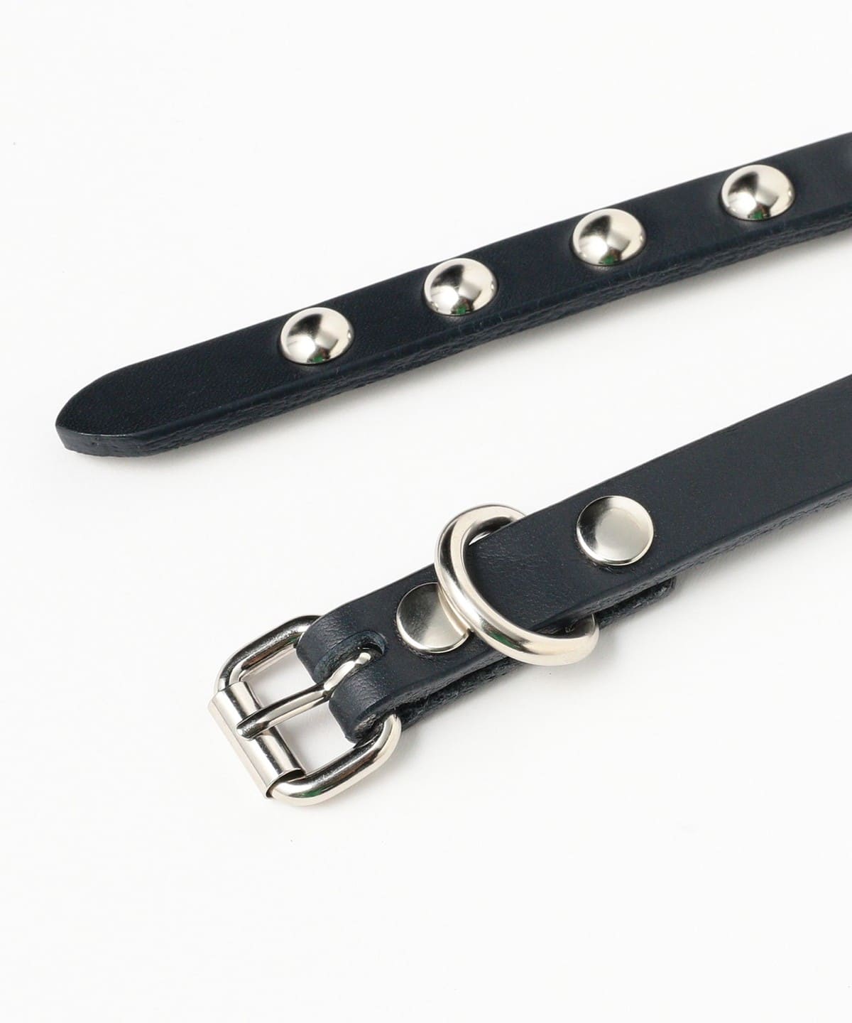 maturely コンチョ ベルト 40mm コンチョ ベルト サドルレザー クロ 本革 革 レザー