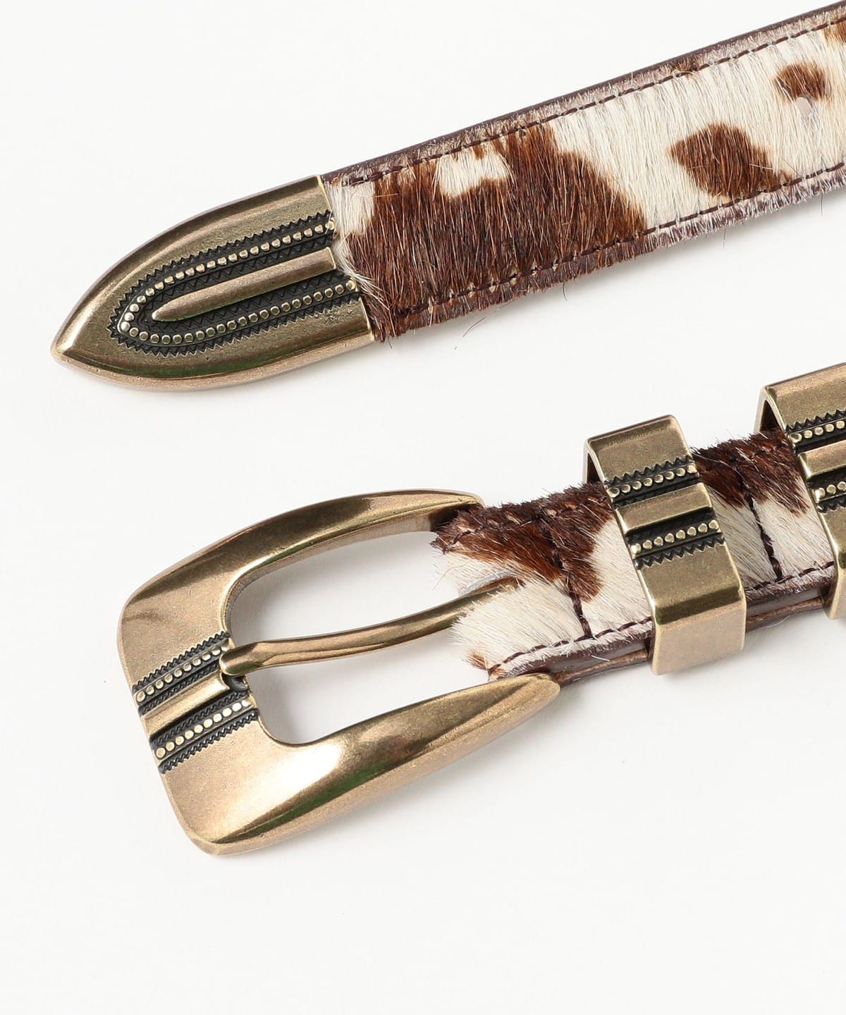 BEAMS BOY（ビームス ボーイ）25mm ハラコ ベルト（ファッション雑貨