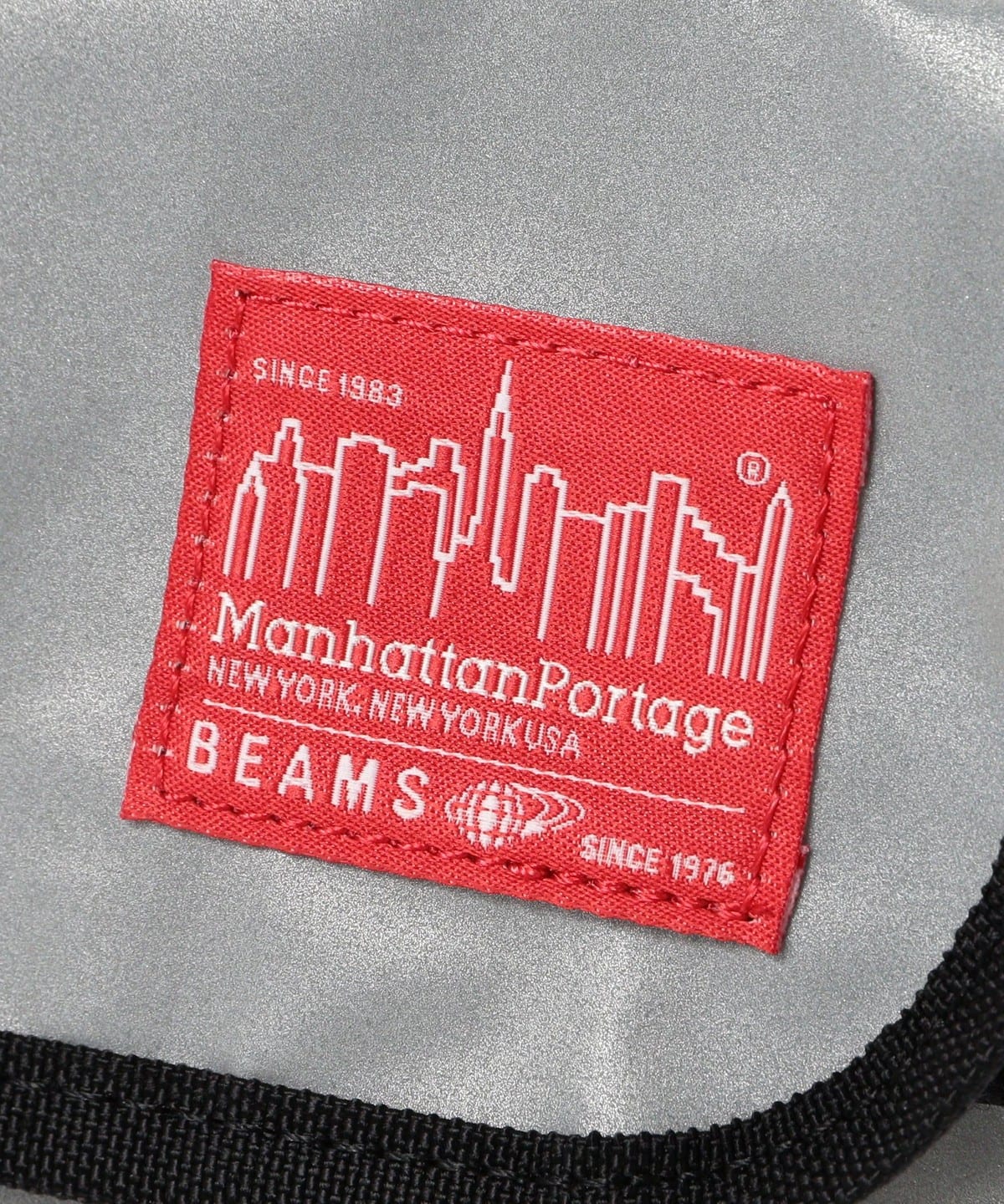 BEAMS BOY BEAMS BOY Manhattan Portage × BEAMS BOY /別注反光迷你斜