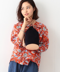 BEAMS BOY / コーデュロイ ドローコード バッグ