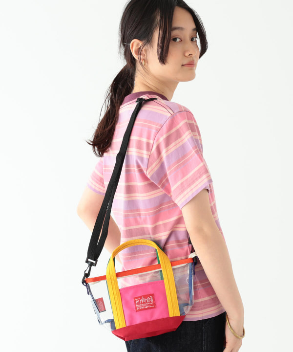 Beams Boy ビームス ボーイ Manhattan Portage Beams Boy 別注 クリア ミニ トートバッグ バッグ トート バッグ 通販 Beams