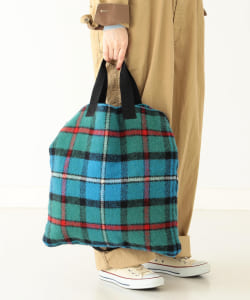 TWEED MILL × BEAMS BOY / 別注 ビッグタータン トート