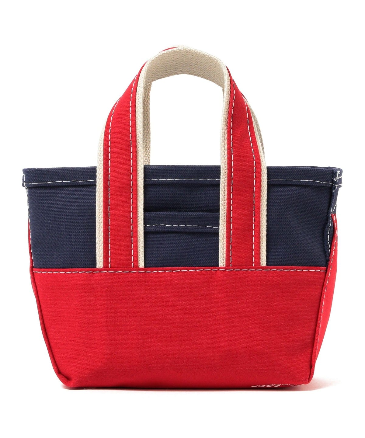 L. L.Bean エル・エル・ビーン / Deep Bottom Deluxe Boat and Tote Mini バッグ WOMEN NAVY/RED ONE SIZE L. L.Bean エル・エル・ビーン / Deep Bottom Deluxe Boat and Tote Mini バッグ WOMEN NAVY/RED ONE SIZE