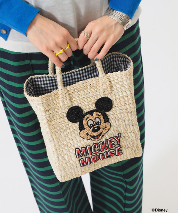 BEAMS JAPAN (BEAMS JAPAN) Disney / Abaca Shop Bag (Tote Bag