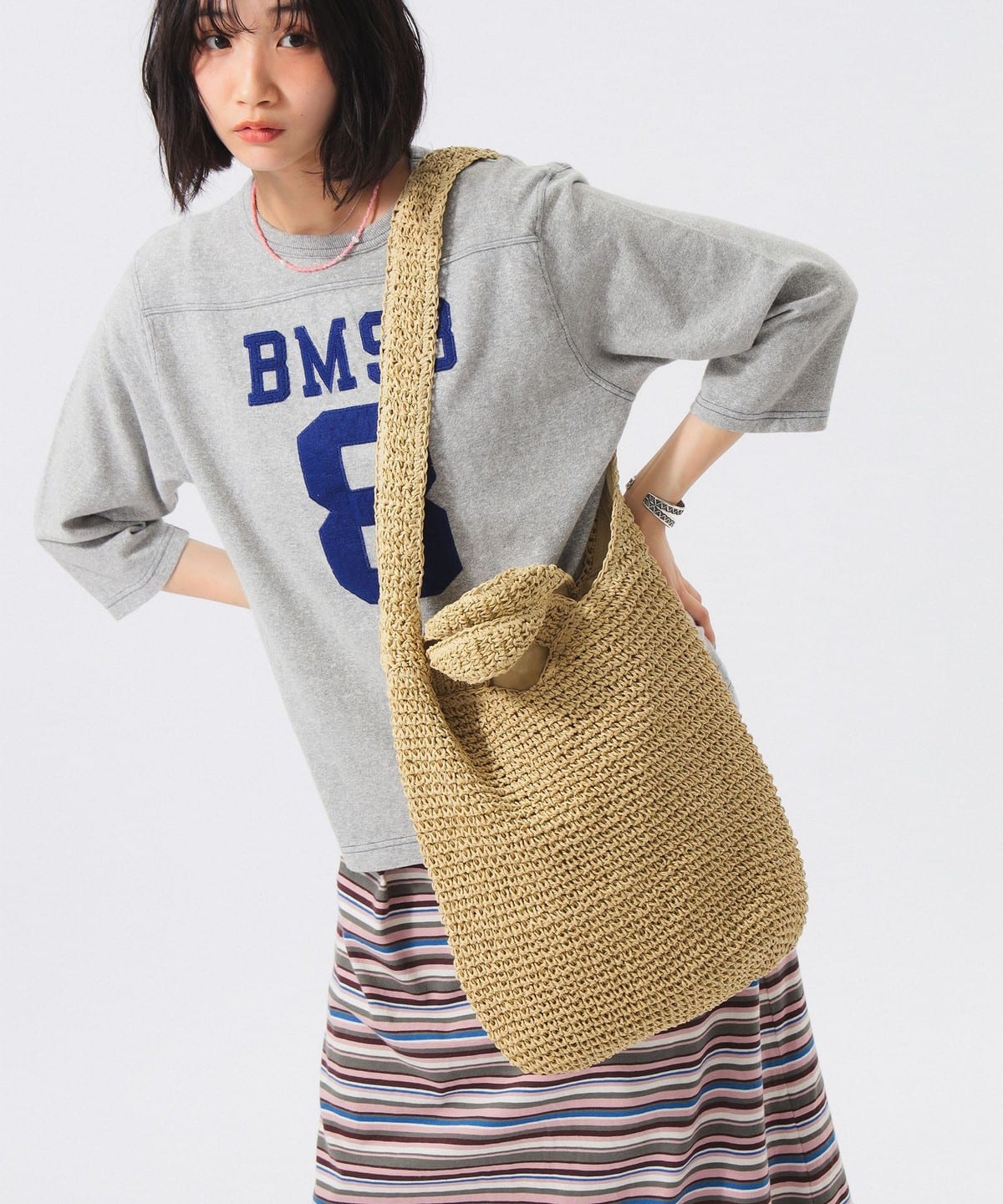 BEAMS ビームス キャンバス ショルダーバッグ BEAMS（ビームス）BEAMS ロゴ ショルダーバック（バッグ ショルダー