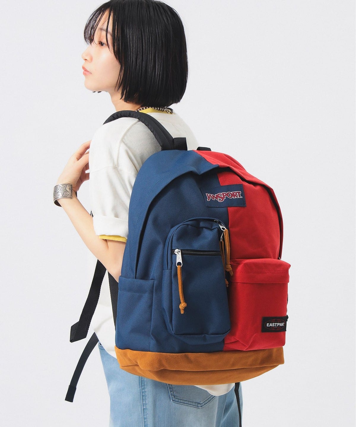 BEAMS BOY（ビームス ボーイ）【別注】JANSPORT × EASTPAK / Hybrid