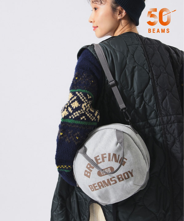 【別注】BRIEFING × BEAMS BOY / スウェット ヘルメット バッグ