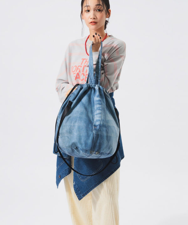 【別注】N,P,E / リプロダクション デニムスキャニング リバーシブルバッグ XL