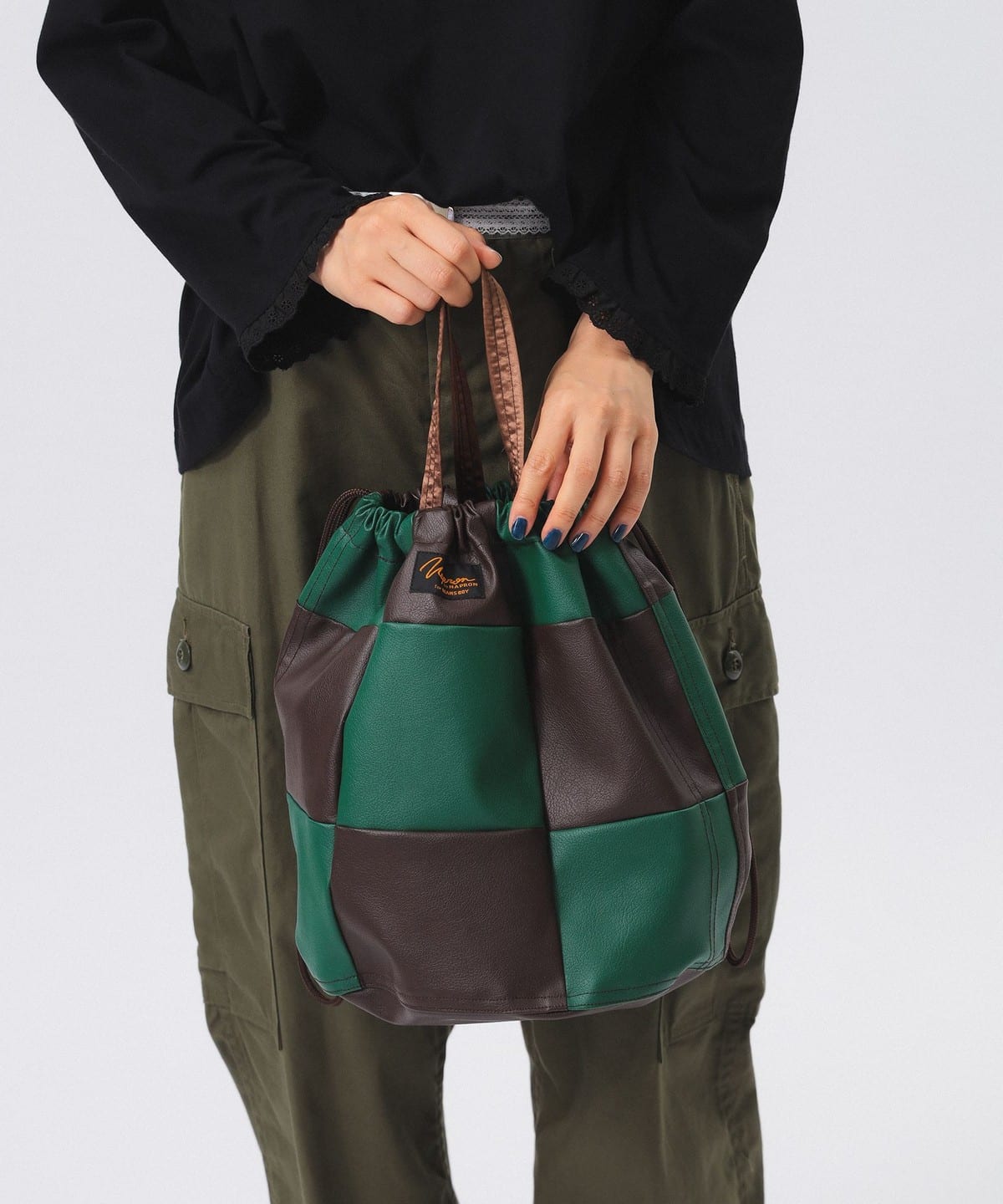 BEAMS BOY（ビームス ボーイ）【別注】NAPRON / フェイクレザー パッチ