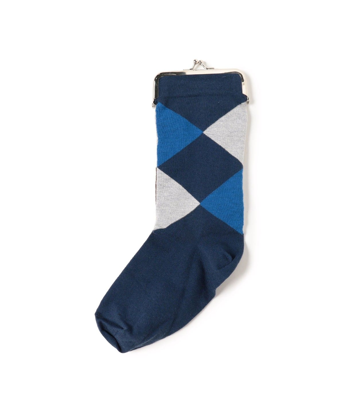 アーガイル ソックス型 がま口 財布・小物 WOMEN NAVY ONE SIZE アーガイル ソックス型 がま口 財布・小物 WOMEN NAVY ONE SIZE