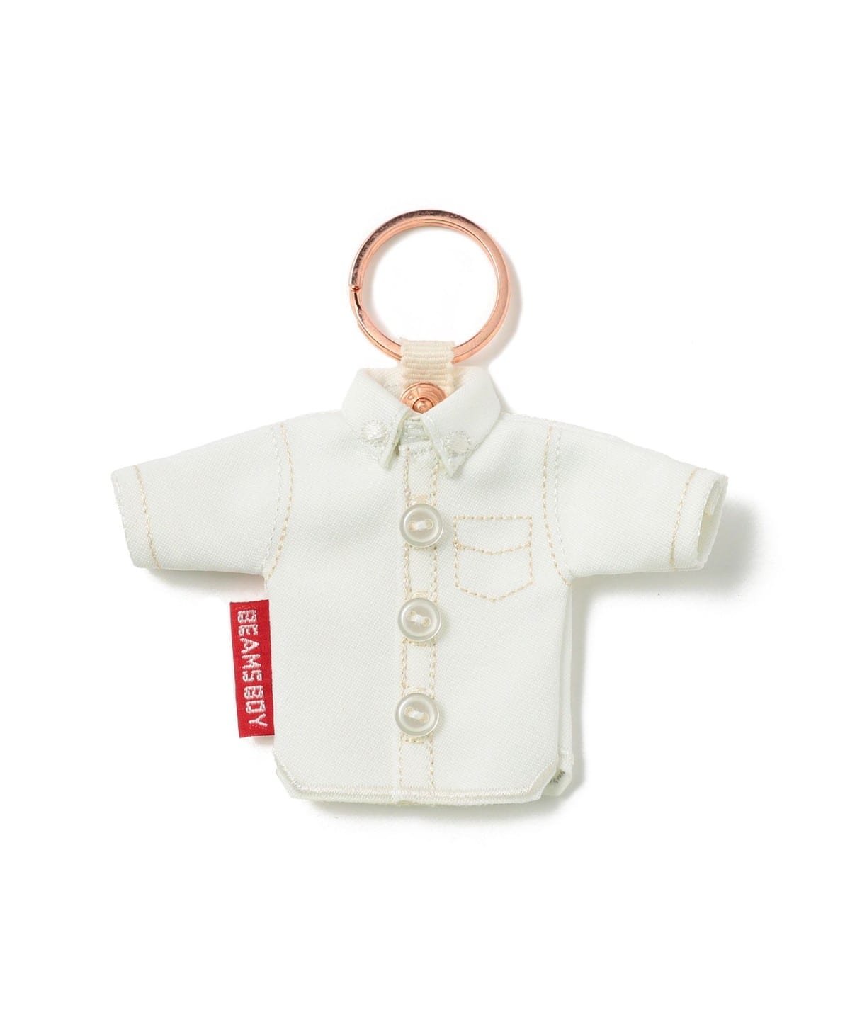 BEAMS BOY（ビームス ボーイ）ボタンダウン シャツ キーホルダー（財布