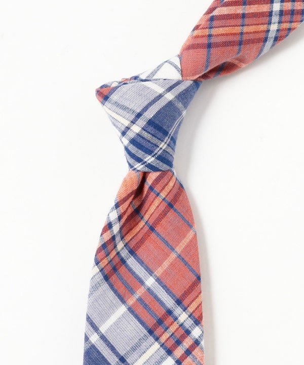 Madras Check Tie