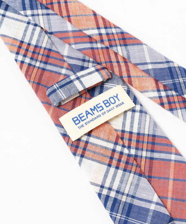 BEAMS BOY（ビームス ボーイ）マドラス チェック ネクタイ（スーツ