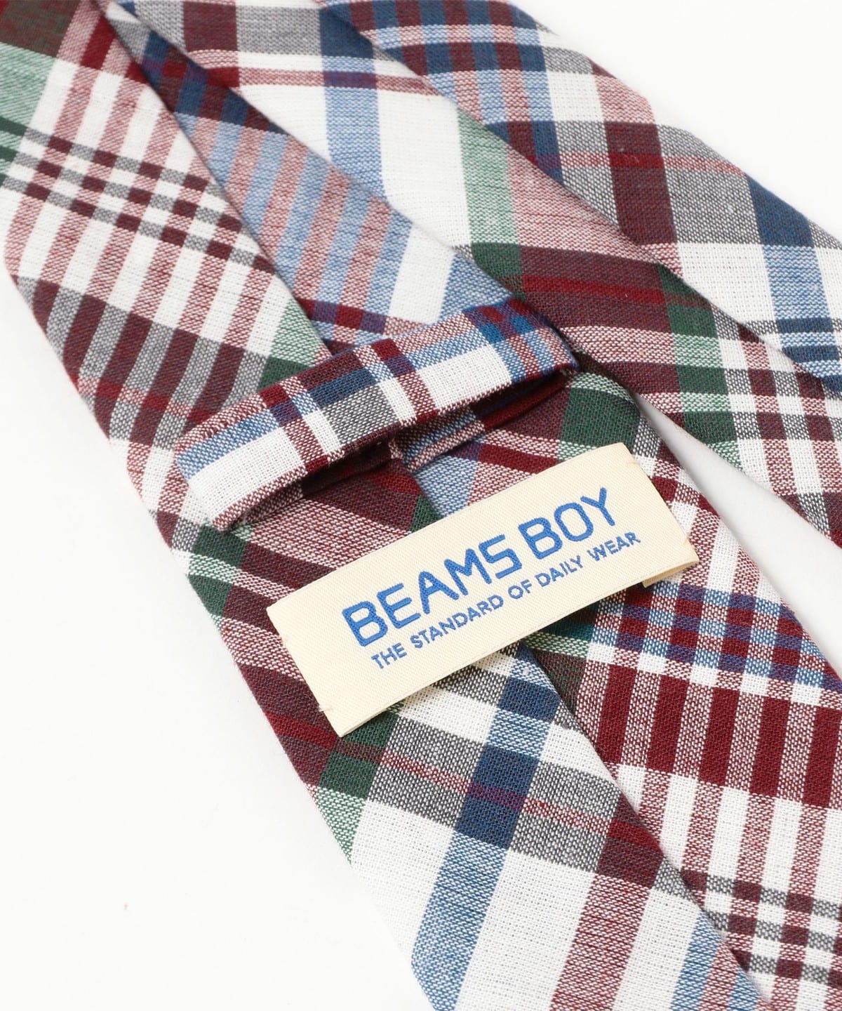 BEAMS BOY（ビームス ボーイ）マドラス チェック ネクタイ（スーツ