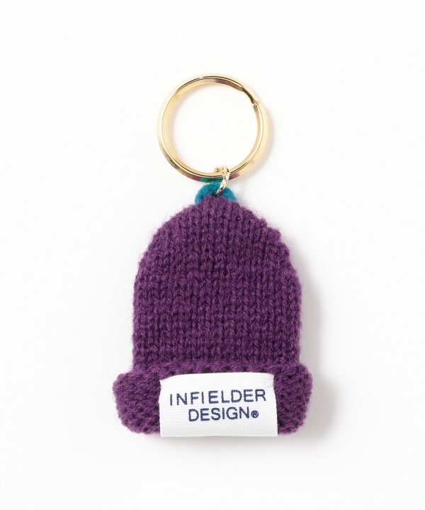 【別注】INFIELDER DESIGN × BEAMS BOY / ニット キャップ キーリング