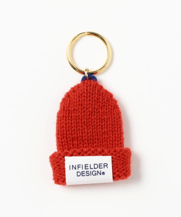 【別注】INFIELDER DESIGN × BEAMS BOY / ニット キャップ キーリング