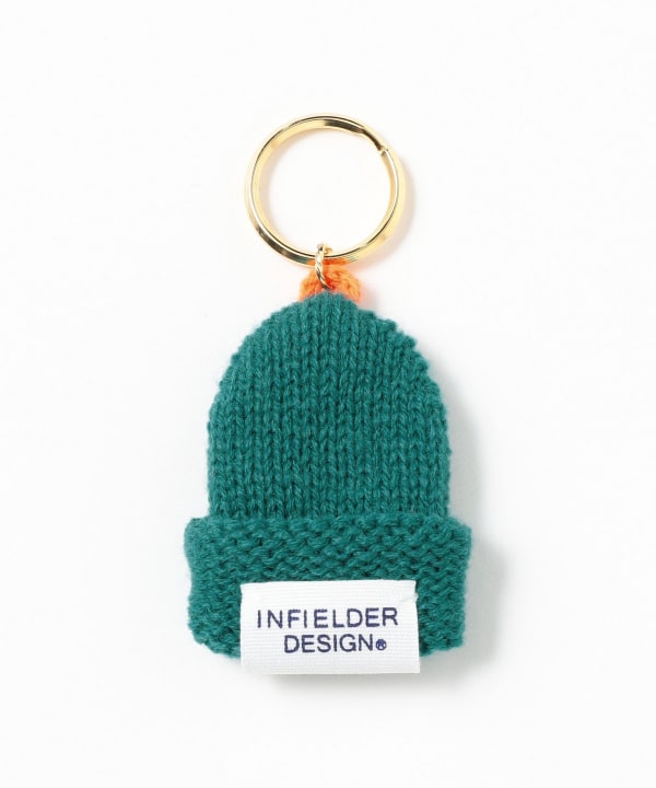 【別注】INFIELDER DESIGN × BEAMS BOY / ニット キャップ キーリング