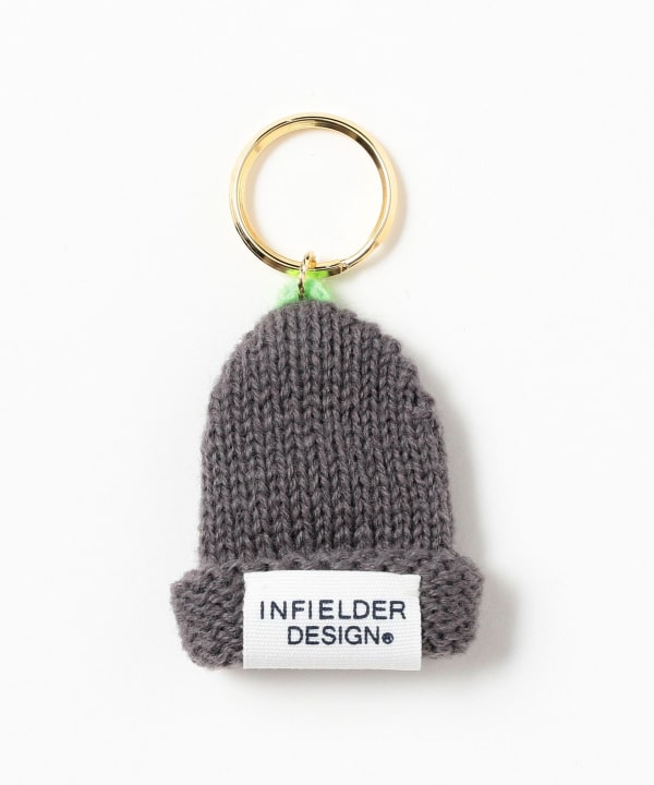 【別注】INFIELDER DESIGN × BEAMS BOY / ニット キャップ キーリング