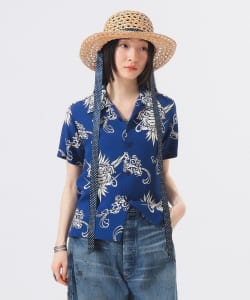 SUN SURF × BEAMS BOY / 別注 女裝 開領 夏威夷衫 SP