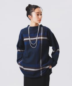 【TIME SALE商品】BEAMS BOY / 女裝 花呢格紋 高領 上衣