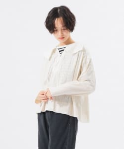 BEAMS BOY / 女裝 多臂織 直條紋 上衣