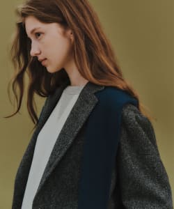 BEAMS BOY / 女裝 斜紋軟呢 3釦 BIG 西裝外套