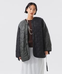 BEAMS BOY / 女裝 拼接 可拆式手袖 絎縫 外套