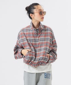 BEAMS BOY / 女裝 馬德拉斯格紋 外套