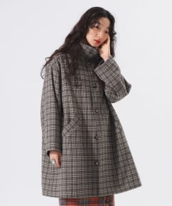BEAMS BOY / 女裝 GUN CLUB 格紋 大衣
