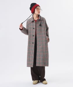 BEAMS BOY / 女裝 哈里斯毛呢 巴爾瑪肯 大衣