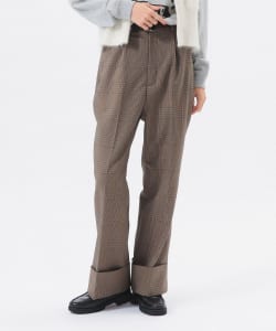 BEAMS BOY / 女裝 葛倫格紋 西裝長褲