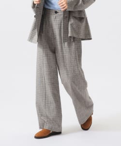【20%OFF對象】BEAMS BOY / 女裝 格紋 西裝長褲