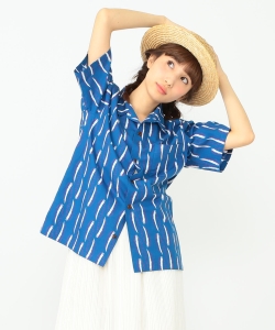 〈UNISEX〉mmts / リュウグウノツカイ 総柄シャツ