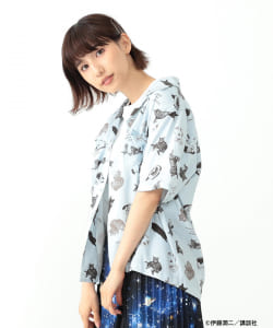 〈UNISEX〉 伊藤潤二 × mmts / "よん & むー" シャツ