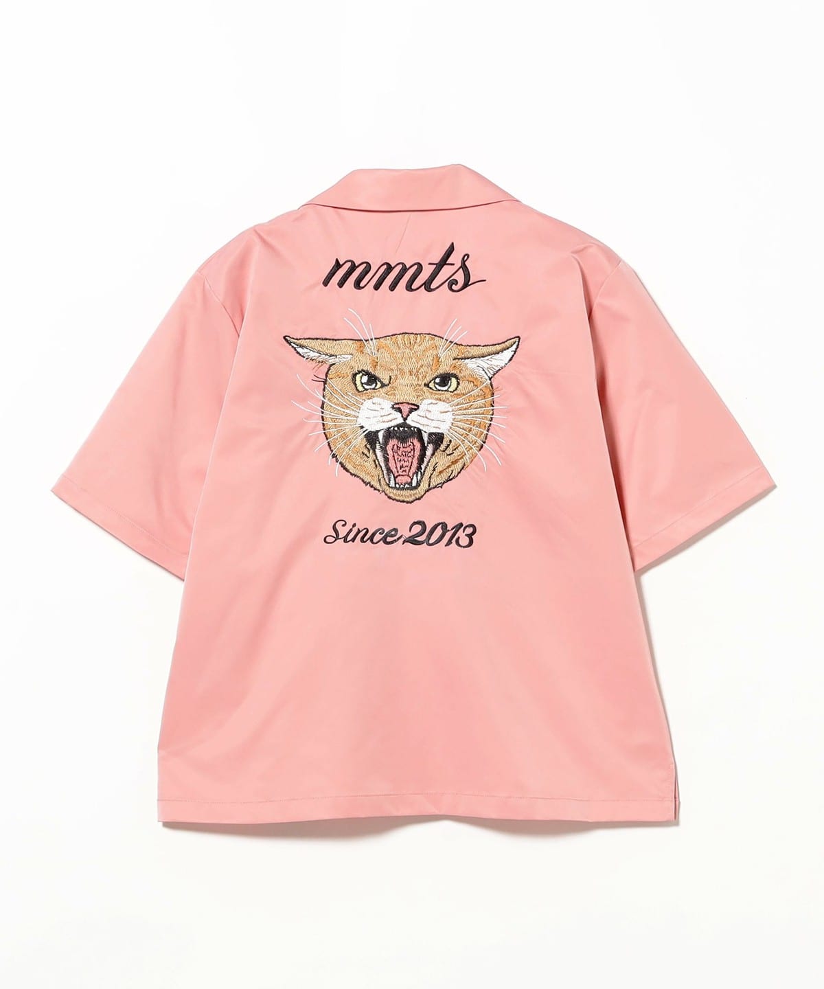mmts マミタス猫刺繍 開襟シャツ mmts（マミタス）猫刺繍 開襟シャツ（シャツ・ブラウス カジュアル