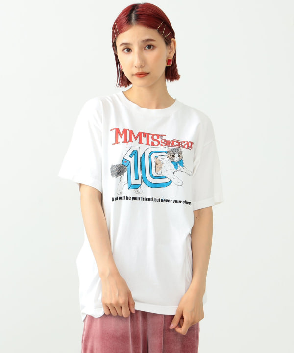 mmts（マミタス）〈UNISEX〉mmts / ピンク10周年ロックＴシャツ（T