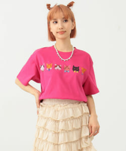 中川猫 フェイスTシャツ