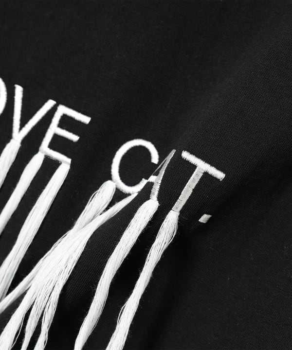 mmts（マミタス）I LOVE CAT刺繍Tシャツ（Tシャツ・カットソー T
