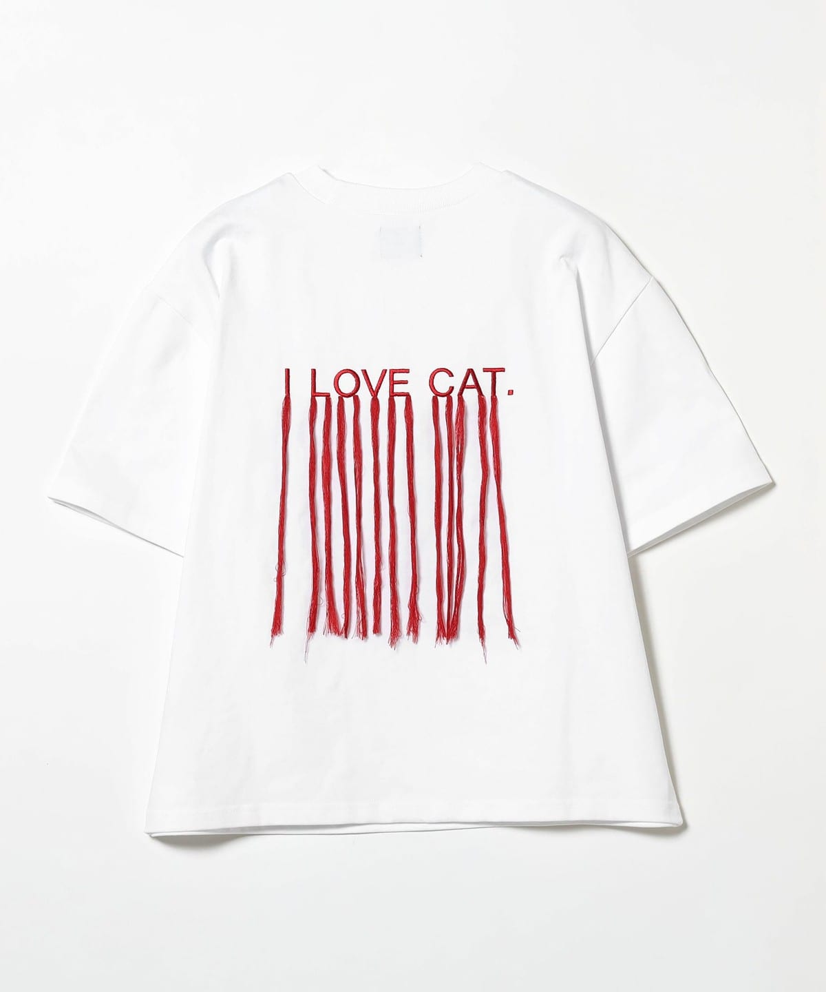 mmts（マミタス）〈UNISEX〉mmts / I LOVE CAT刺繍Tシャツ（Tシャツ