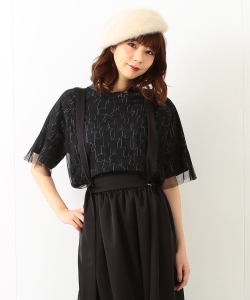 mmts / 猫チュールTシャツ