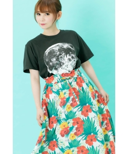 【しょこたん着用】〈UNISEX〉mmts / フルムーン Tシャツ