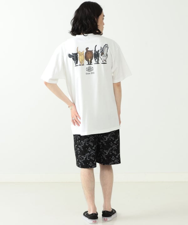 mmts（マミタス）【一部予約】〈UNISEX〉mmts / 中川猫 行進Tシャツ（T