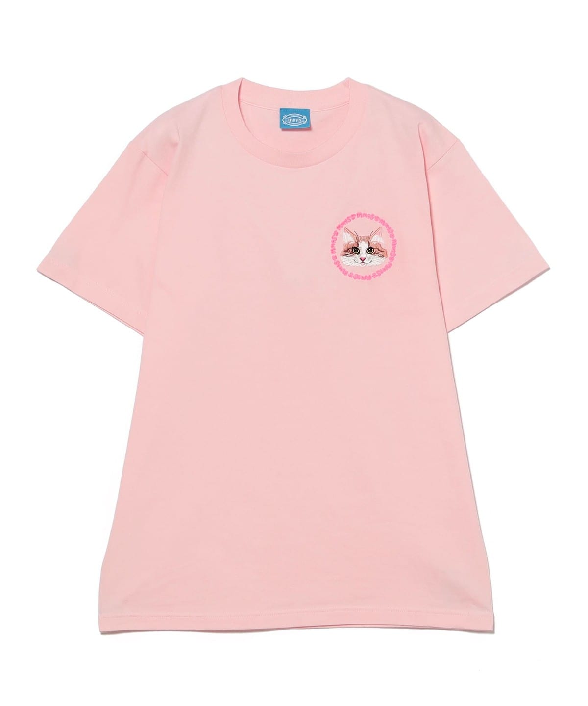 mmts（マミタス）ラブリーピンク 刺繍 Tシャツ（Tシャツ・カットソー T