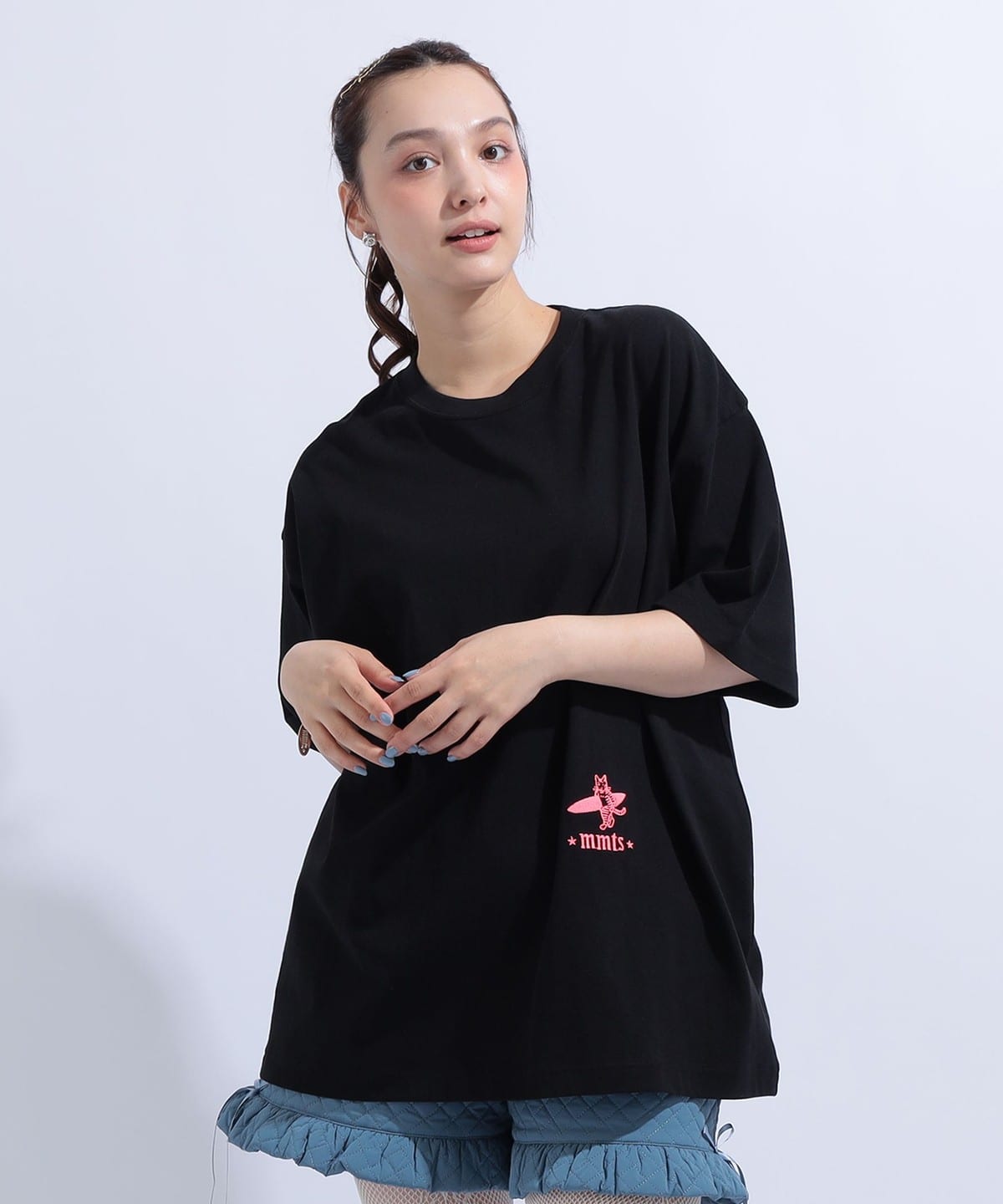 mmts（マミタス）BIG surf cat Tシャツ（Tシャツ・カットソー プリント