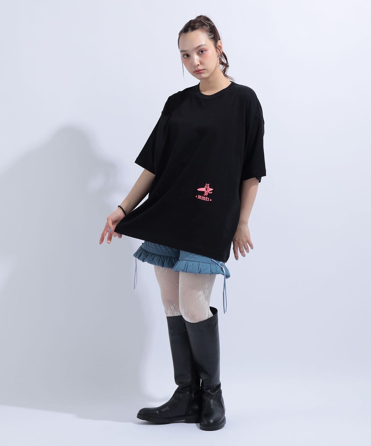 mmts（マミタス）BIG surf cat Tシャツ（Tシャツ・カットソー プリント