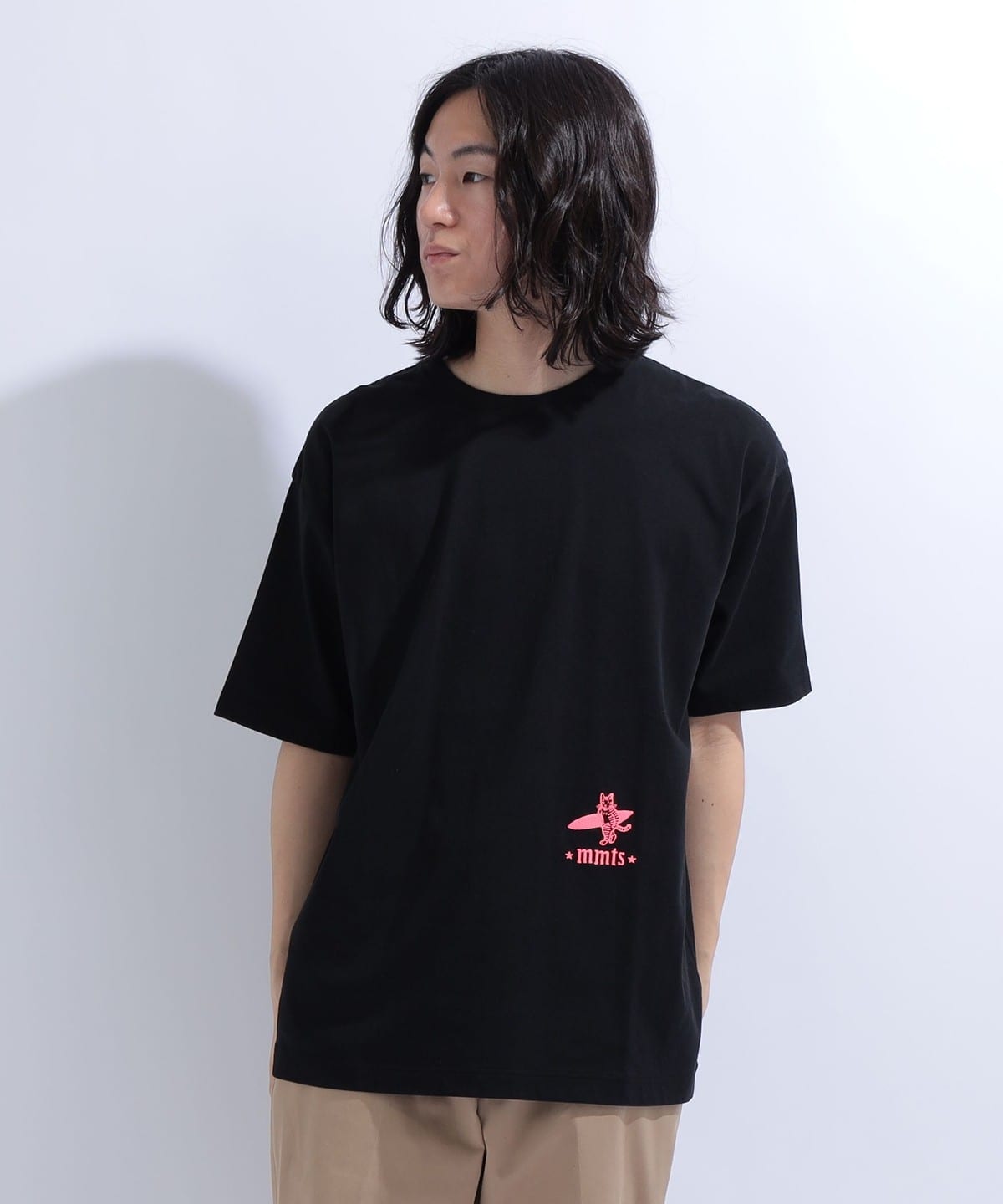 mmts（マミタス）BIG surf cat Tシャツ（Tシャツ・カットソー プリント