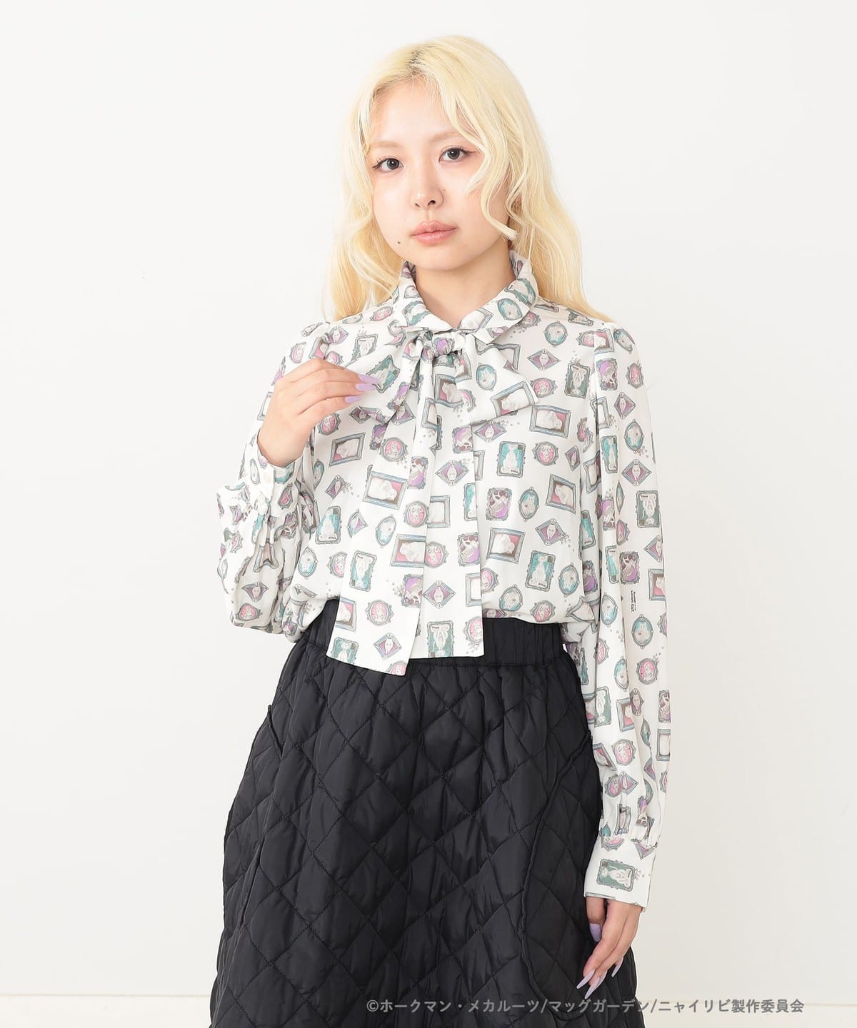 【COLLABORATION】ニャイト・オブ・ザ・リビングキャット / ブラウス シャツ・ブラウス WOMEN OFF WHT ONE SIZE 【COLLABORATION】ニャイト・オブ・ザ・リビングキャット / ブラウス シャツ・ブラウス WOMEN OFF WHT ONE SIZE