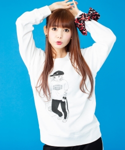 【しょこたん着用】〈UNISEX〉mmts / ストリートメポ ビッグスウェットシャツ