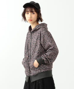〈UNISEX〉mmts / レオパード パーカ